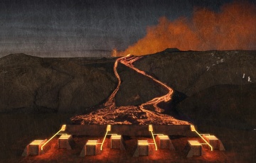 Прямо під час вивержень. Ісландські архітектори пропонують використовувати лаву для будівництва міст
